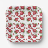 Berry Sweet Baby Shower Plate Pappteller (Vorderseite)