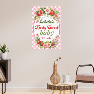 Berry Sweet Baby Shower Poster