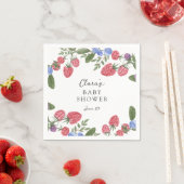 Berry Sweet Baby Shower Serviette (Beispiel)