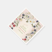Berry Sweet Baby Shower Serviette (Ecke)