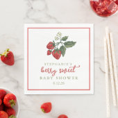 Berry Sweet Baby Shower Serviette (Beispiel)