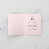 Berry Sweet Baby Shower Strawberry Danke, Karten (Innenseite)