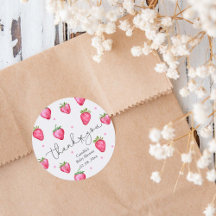 Berry Sweet Baby Shower Strawberry Danke