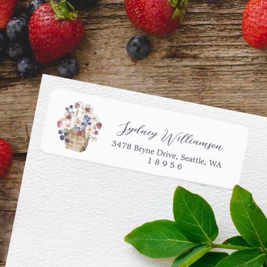 Berry Sweet Baby Shower Wild Berries & Flowers