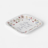 Berry Sweet Baby Shower Wilde Berries & Floral Pappteller (Gewinkelt)