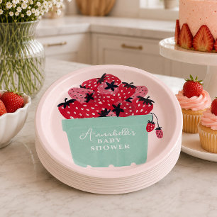 Berry Sweet Baby Showpaper Teller Strawberry