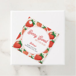 Berry Sweet Baby Strawberry Baby Dusche Geschenkanhänger