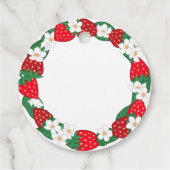 Berry Sweet Baby Strawberry Wreath Vielen Dank Geschenkanhänger (Rückseite)