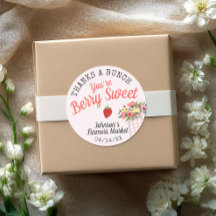 Berry Sweet Bauern Market Baby Girl Dusche Dank