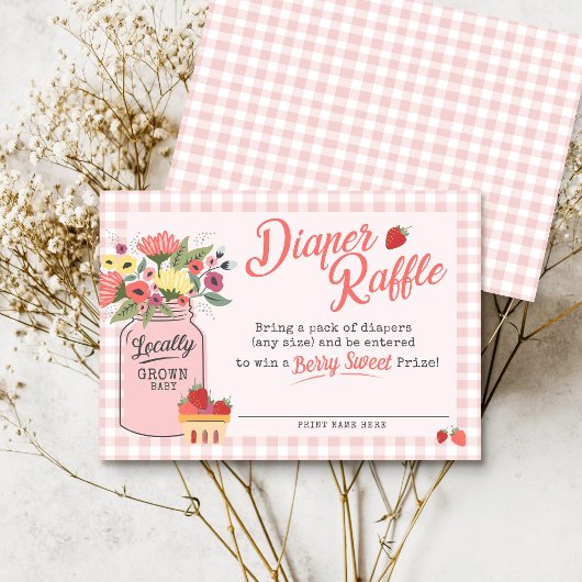 Berry Sweet Bauern Market Duwer Diaper Raffles Begleitkarte