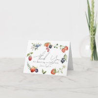 Berry Sweet Beeren Wasserfarben Mädchen Baby Showe