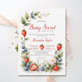 Berry Sweet Berries Garden Neutral Baby Shower Einladung