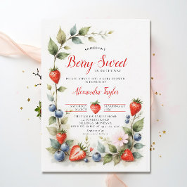 Berry Sweet Berries Garden Neutral Baby Shower Einladung