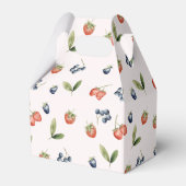 Berry Sweet Berries Girl Baby Dusche Geschenkschachtel (Rückseite)