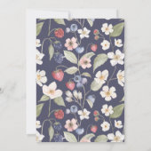 Berry Sweet Bingo Baby Duschkarte Einladung (Rückseite)