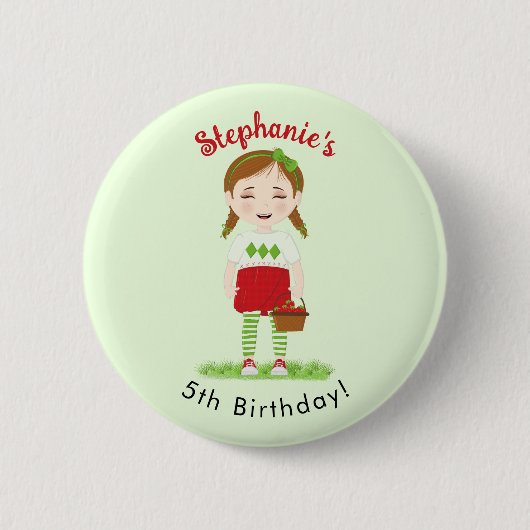 Berry Sweet Birthday Button (Vorderseite)