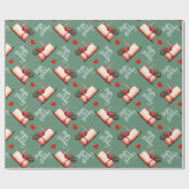 Berry Sweet Birthday Cake Muster Geschenkpapier (Flach)
