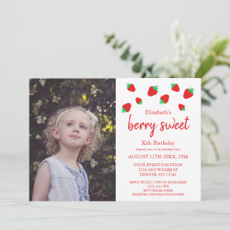 Berry Sweet Birthday Einladung