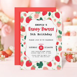 Berry Sweet Birthday Einladung