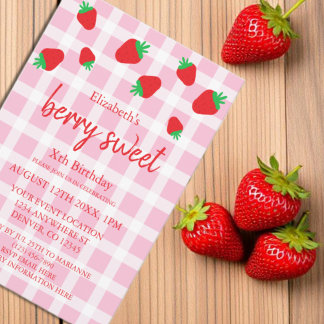 Berry Sweet Birthday Einladung