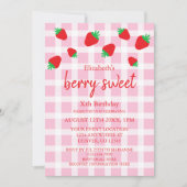 Berry Sweet Birthday Einladung (Vorderseite)