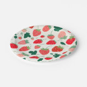 Berry Sweet Birthday Einladung Pappteller (Schrägansicht)