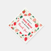 Berry Sweet Birthday Einladung Serviette (Ecke)