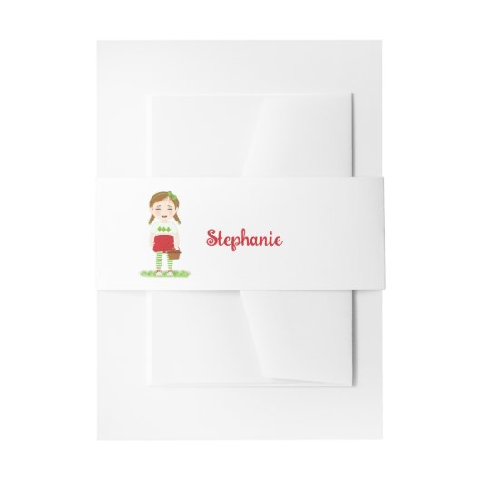 Berry Sweet Birthday Einladungsbanderole (Vorderseite Beispiel)