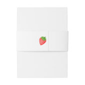 Berry Sweet Birthday Einladungsbanderole (Rückseitenbeispiel)