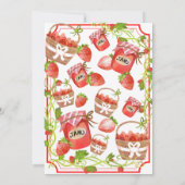 Berry Sweet Birthday Einladungskarte (Rückseite)