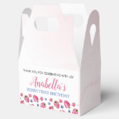 Berry Sweet Birthday Favor Box Strawberry Theme Geschenkschachtel (Geöffnet)