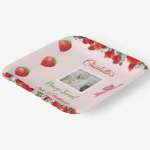 Berry Sweet Birthday Foto Pappteller (Gewinkelt)