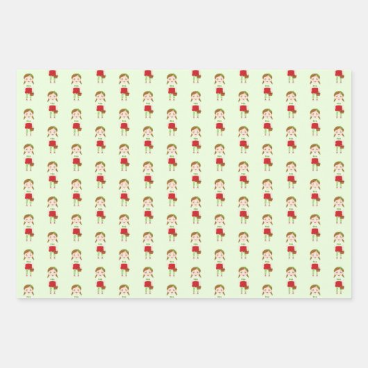 Berry Sweet Birthday Geschenkpapier Set (Vorderseite 3)