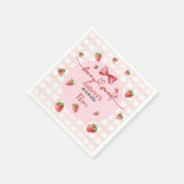 Berry Sweet Birthday Paper Napkin Serviette (Ecke)