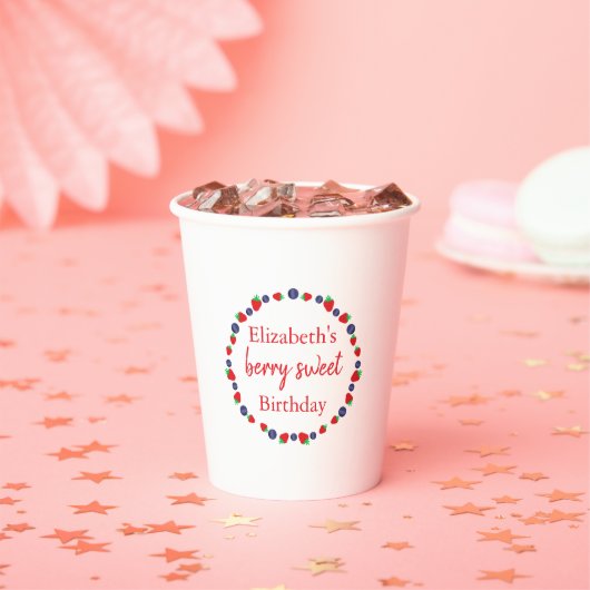 Berry Sweet Birthday Pappbecher (Insitu)