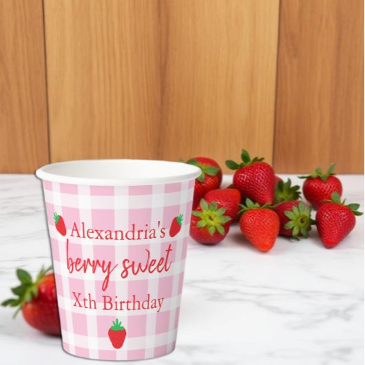 Berry Sweet Birthday Pappbecher