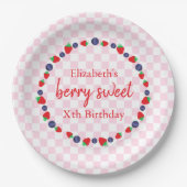 Berry Sweet Birthday Pappteller (Vorderseite)