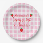 Berry Sweet Birthday Pappteller (Vorderseite)