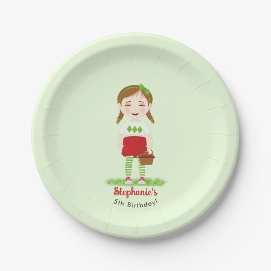 Berry Sweet Birthday Pappteller (Vorderseite)