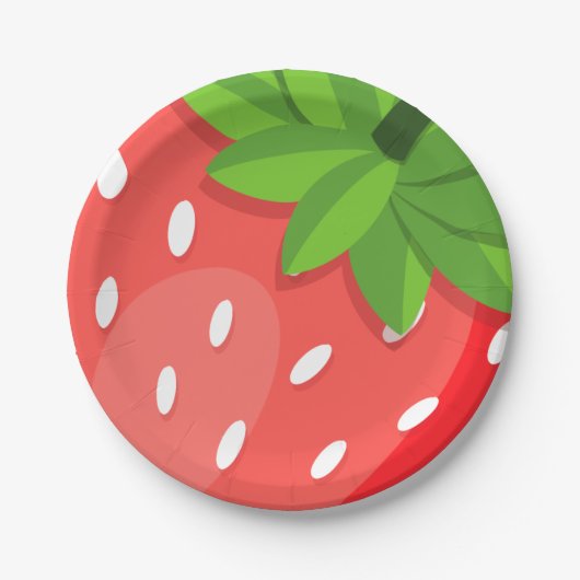 Berry Sweet Birthday Pappteller (Vorderseite)