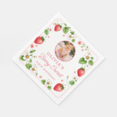 Berry Sweet Birthday Serviette  (Ecke)
