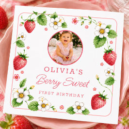 Berry Sweet Birthday Serviette