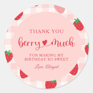 Berry Sweet Birthday Vielen Dank, Sticker