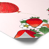 Berry Sweet Birthday Welcome Foto Poster (Ecke)