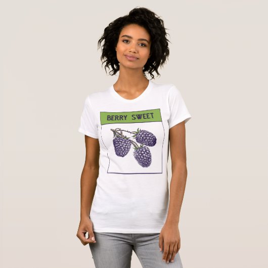 Berry Sweet BlackBerry Seed Packet Graphic T-Shirt (Vorne ganz)