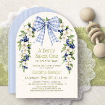 Berry Sweet Blaubeer-Baby-Arch-Shower
