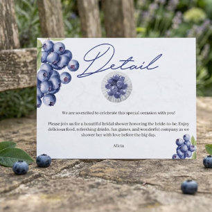Berry Sweet Blaubeer-Junggesellinnen-Abschied Deta Postkarte