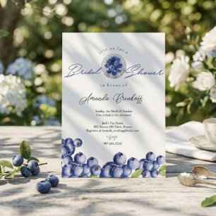 Berry Sweet Blaubeer-Junggesellinnenabschied Einladung