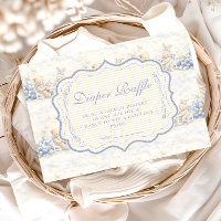 Berry Sweet Blue Toile Kinderparty Geschenke-Raffl