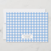 Berry Sweet Blueberry Baby Dusche Vielen Dank Dankeskarte (Rückseite)